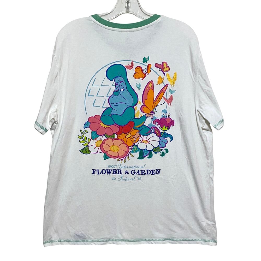 Alice In Wonderland Butterfly Epcot Flower Garden Festival 2025 Shirt Mens L